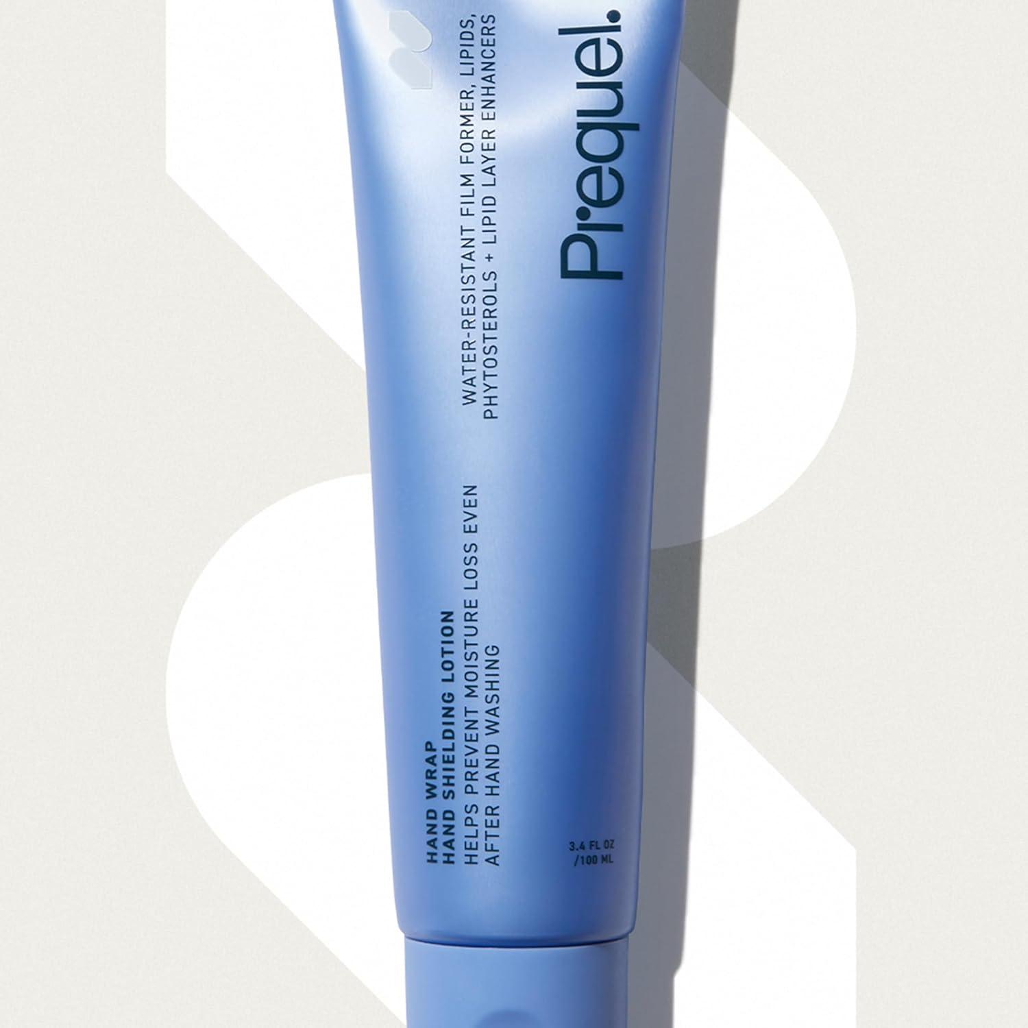 image:imagePrequel Skin Hand Wrap Hand Cream for Dry Cracked Hands Deep Nourishing Moisturizing Formula NonGreasy Balm for Women and Men Unscented Skincare with Moisture Lock Formula 34oz34 Fl Oz Pack of 1