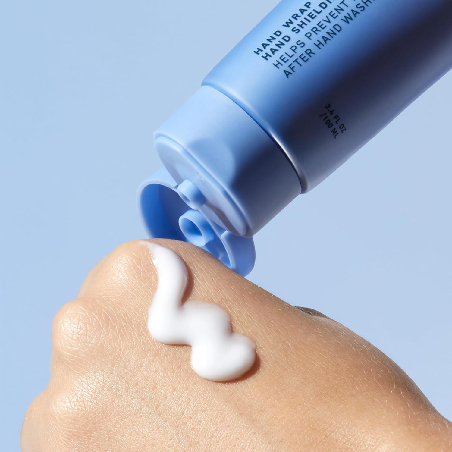 image:imagePrequel Skin Hand Wrap Hand Cream for Dry Cracked Hands Deep Nourishing Moisturizing Formula NonGreasy Balm for Women and Men Unscented Skincare with Moisture Lock Formula 34oz34 Fl Oz Pack of 1