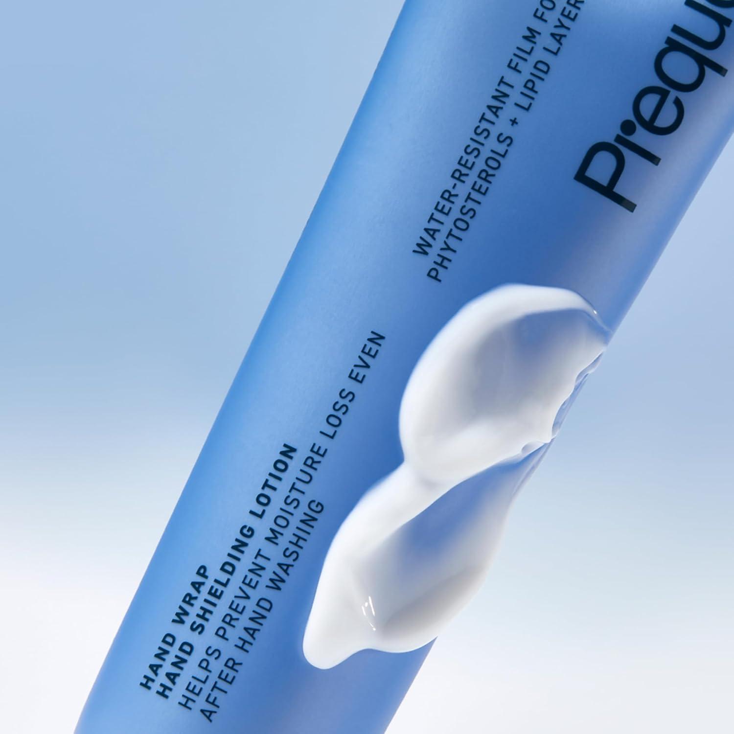image:imagePrequel Skin Hand Wrap Hand Cream for Dry Cracked Hands Deep Nourishing Moisturizing Formula NonGreasy Balm for Women and Men Unscented Skincare with Moisture Lock Formula 34oz34 Fl Oz Pack of 2