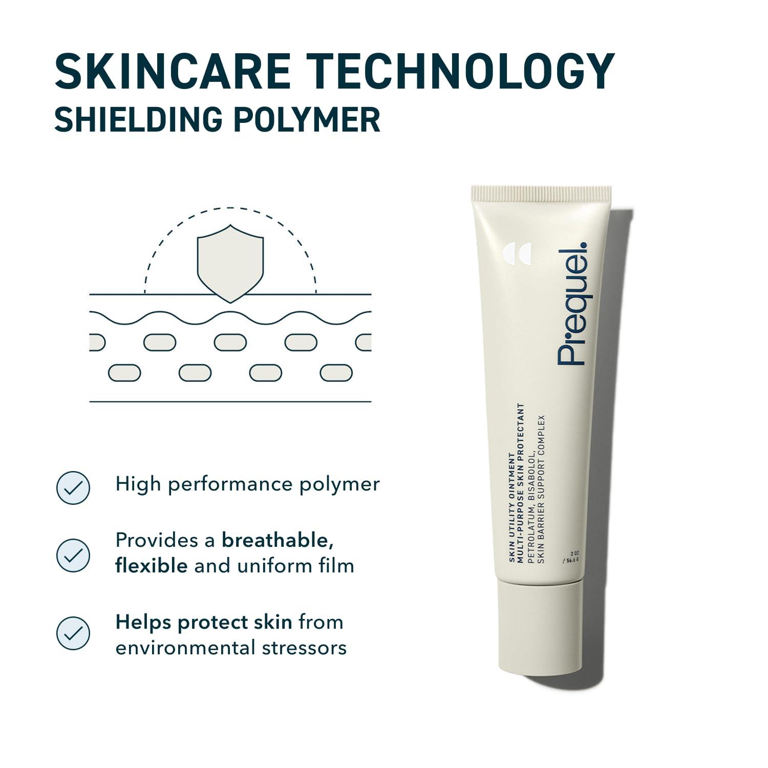 image:imagePrequel Skin Utility Ointment Moisturizing Protectant Midweight Occlusive Face and Body Cream for Dry Skin Hand Cream for Cracked Hands Soothing Barrier Protection with 45 Petrolatum