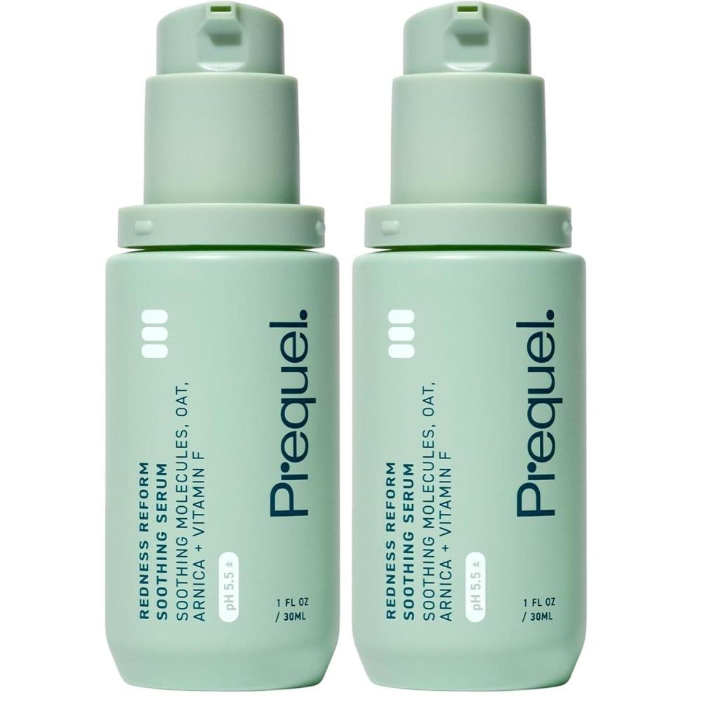 image:imagePrequel Skin Redness Reform Calming Serum for Face Advanced Clinical Optical Corrector for Redness and Discomfort Soothing Face Serum with Oat Extract for Sensitive Skin 1oz Pump1 Ounce Pack of 2