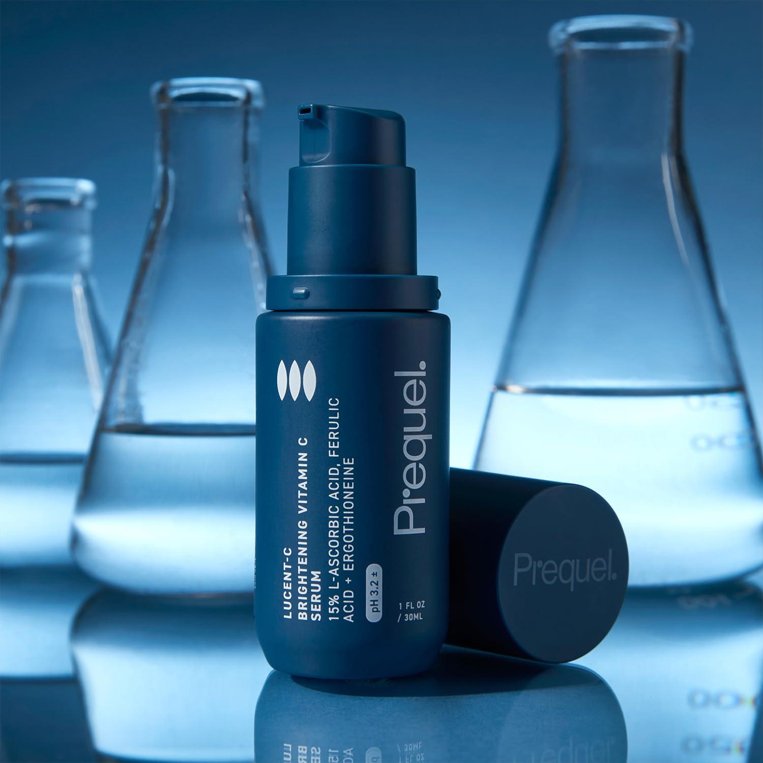 image:imagePrequel Skin LucentC Vitamin C Serum for Face Professional Facial LAscorbic Acid Ferulic Acid Formula with Niacinamide Clinical Skincare for Luminous Firm Skin 1oz Pump