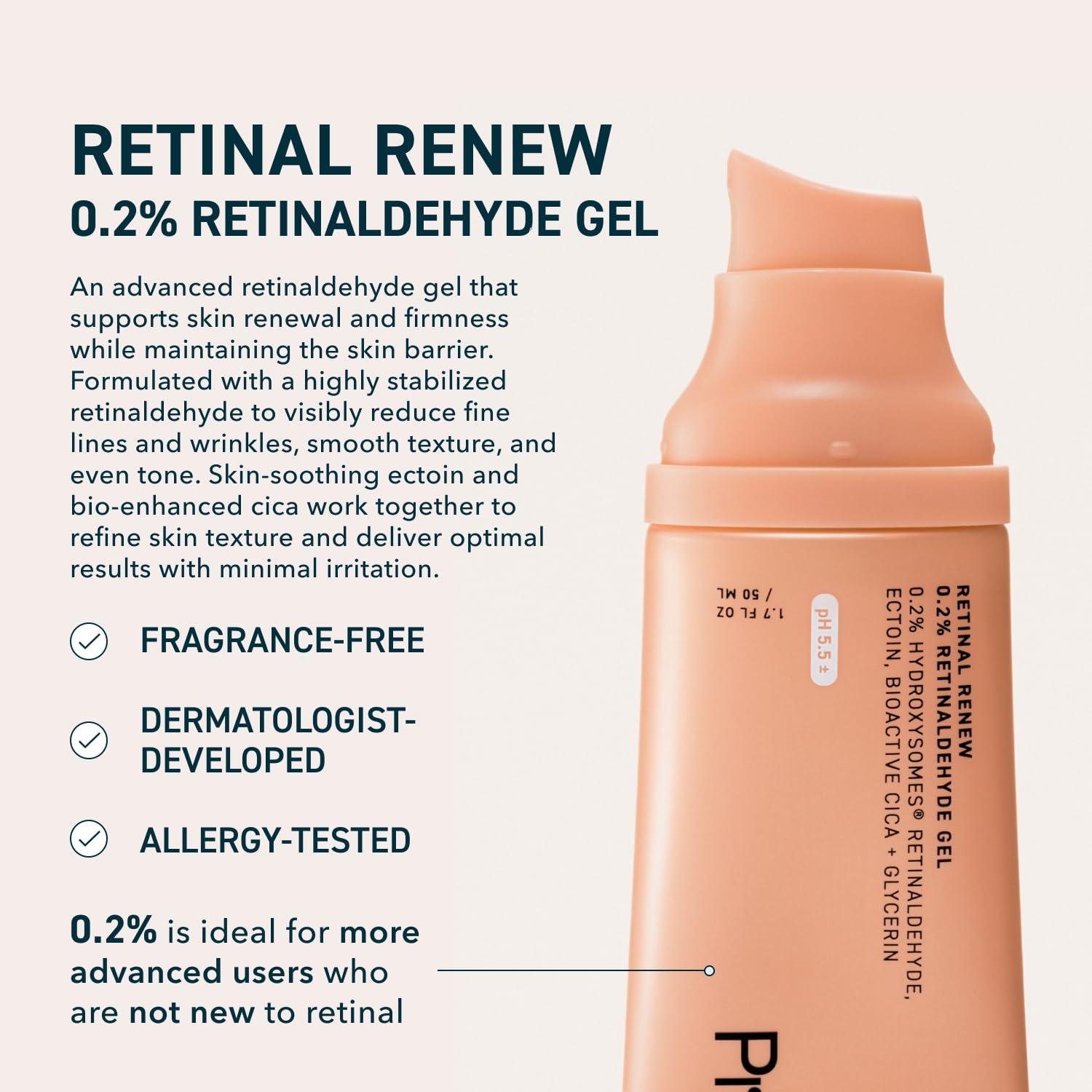 image:imagePrequel Skin Retinal Renew 01 Retinaldehyde Gel with Ectoin Cica amp Jojoba Oil Smooths Texture Firms amp Evens Tone Supports Skin Barrier Dermatologist Developed LowIrritation Retinoid02