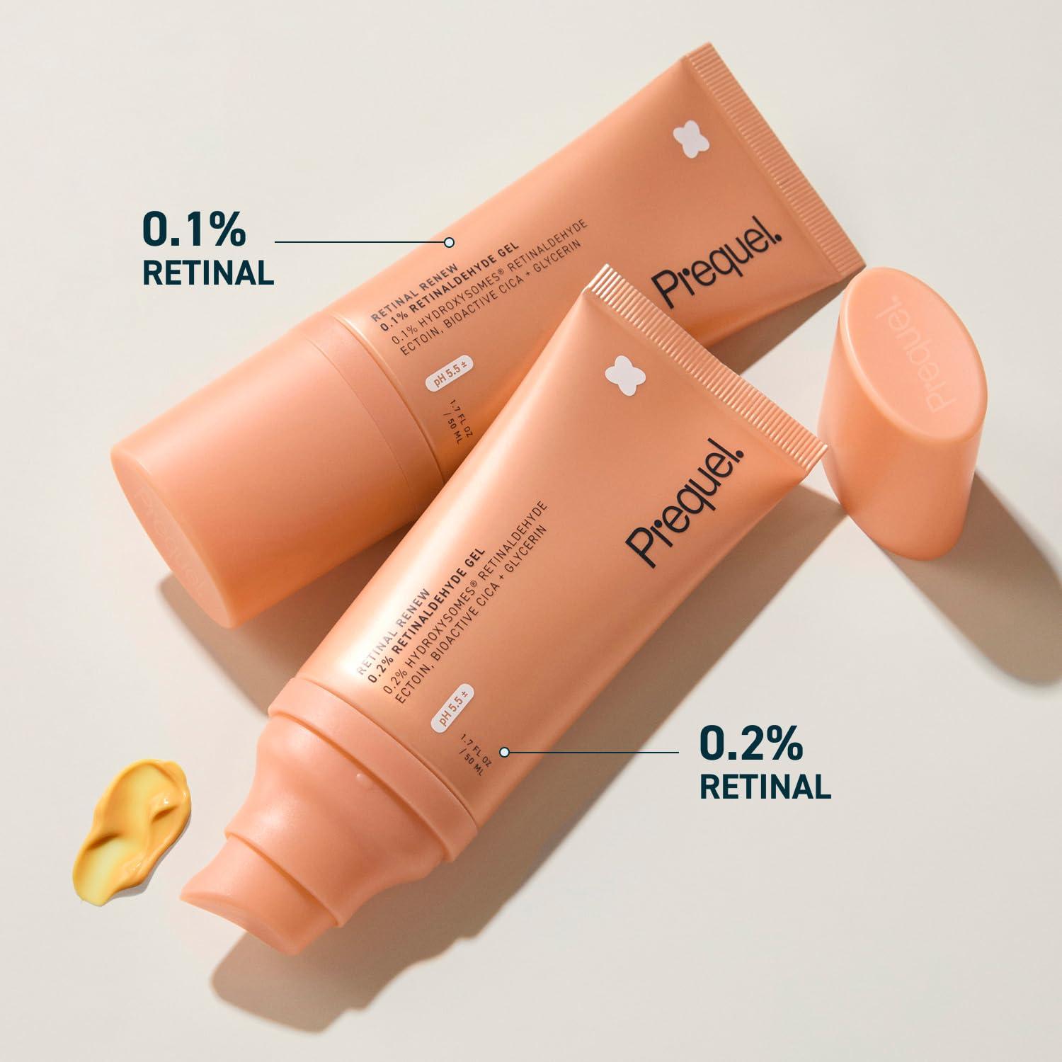 image:imagePrequel Skin Retinal Renew 01 Retinaldehyde Gel with Ectoin Cica amp Jojoba Oil Smooths Texture Firms amp Evens Tone Supports Skin Barrier Dermatologist Developed LowIrritation Retinoid01