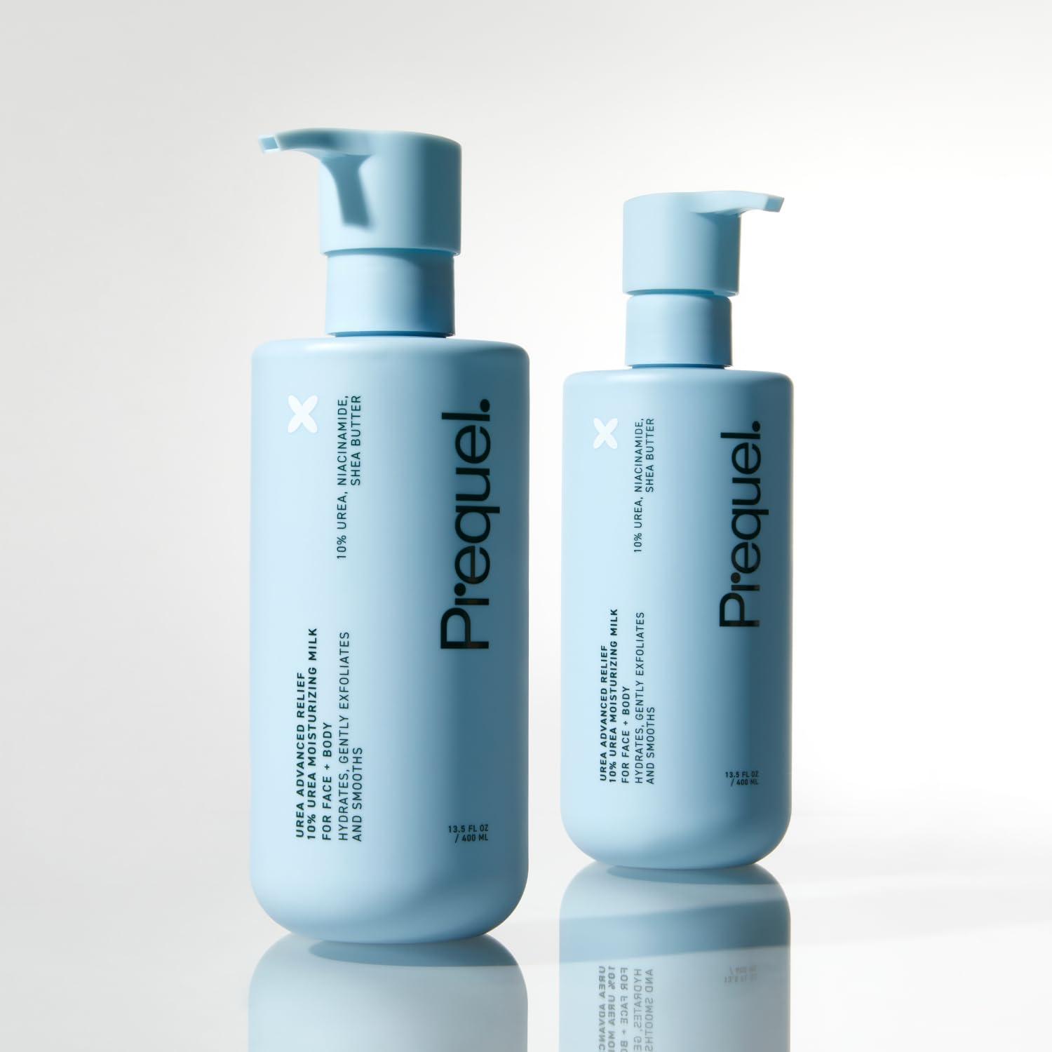 image:imagePrequel Skin Urea 10 Moisturizing Lotion for Face amp Body Unscented Hydrating Cream for Extremely Dry amp Sensitive Skin 675 fl oz Pack of 2