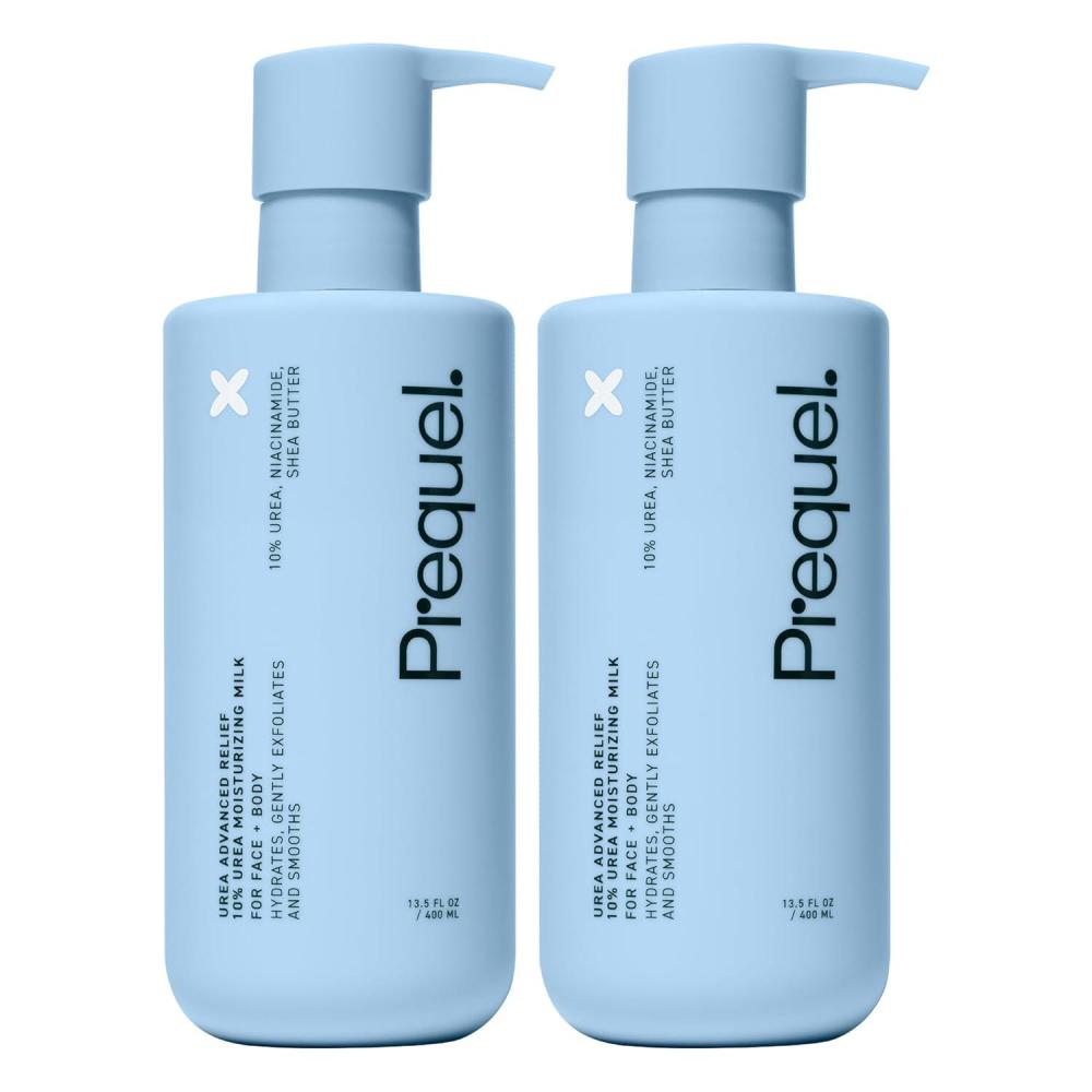image:imagePrequel Skin Urea 10 Moisturizing Lotion for Face amp Body Unscented Hydrating Cream for Extremely Dry amp Sensitive Skin 675 fl oz Pack of 2