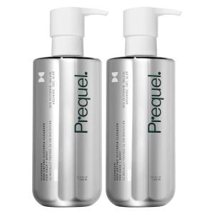 Prequel Gleanser, Moisturizing Glycerin Face Wash, Unscented Cleanser for Sensitive and Dry Skin, 6.75 fl oz Pump Bottle (Pack of 2)(Gleanser)