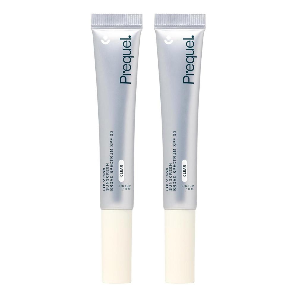 image:imagePrequel Skin Lip Visor Tinted Lip Balm with SPF 30 PA Rosedust Mint Flavor Rosy Nude Shade with NonSticky Finish  Moisturizing Semi Gloss Balm Sunscreen for Daily Use  2 PackClear