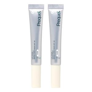 Prequel Skin Lip Visor, Tinted Lip Balm with SPF 30 PA+++. Rosedust, Mint Flavor, Rosy Nude Shade with Non-Sticky Finish – Moisturizing Semi Gloss Balm Sunscreen for Daily Use – 2 Pack(Clear)